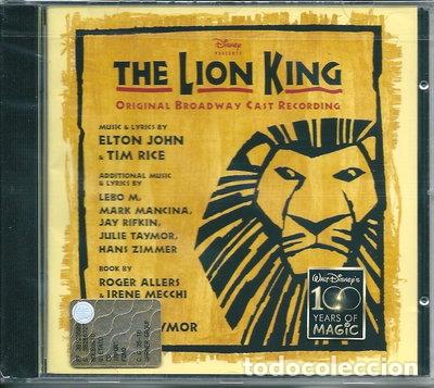 CDs de M&uacute;sica: The Lion King: Original Broadway Cast Recording- 0809274349125