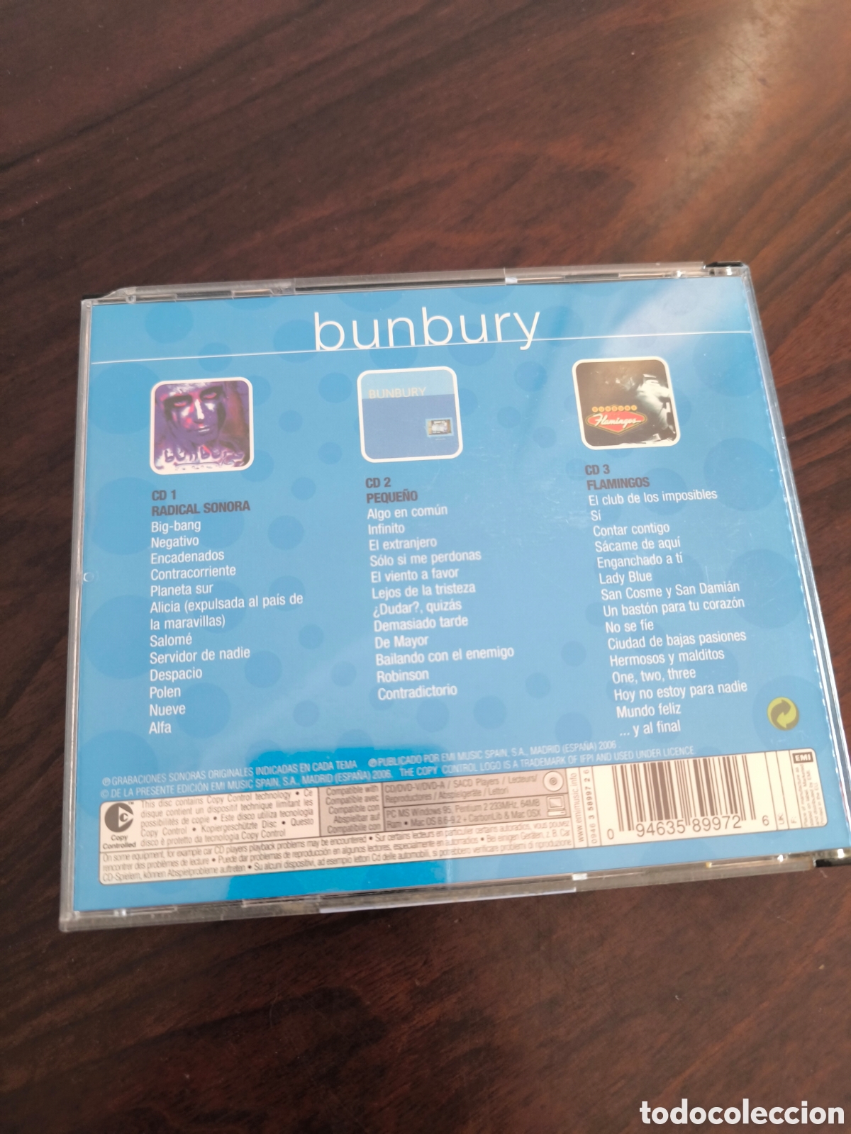 CDs de m&uacute;sica: Triple cd Bunbury. Fundamentales - Foto 3