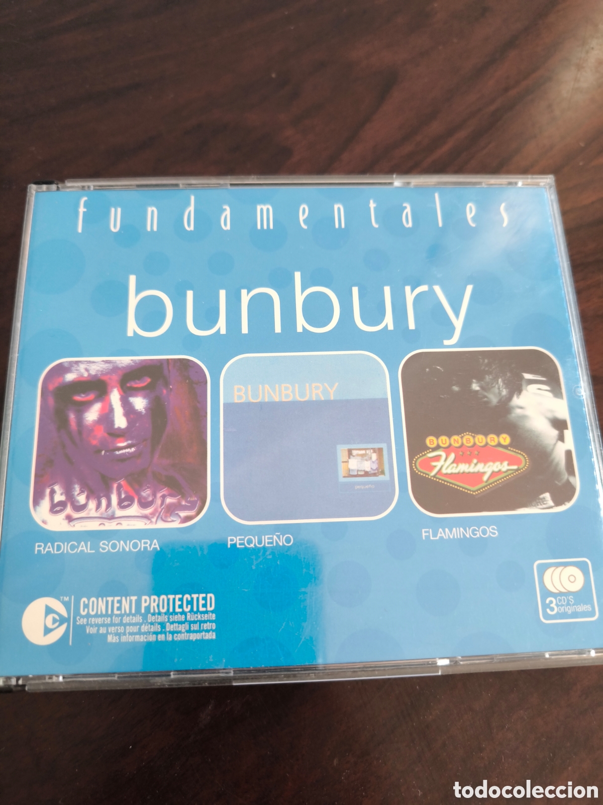CDs de m&uacute;sica: Triple cd Bunbury. Fundamentales - Foto 1