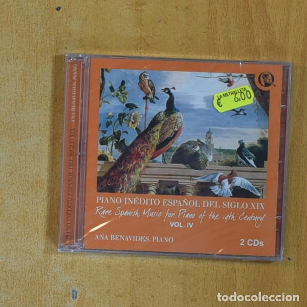 CDs de M&uacute;sica: ANA BENAVIDES - PIANO INEDITO ESPA&Ntilde;OL DEL SIGLO XIX - CD