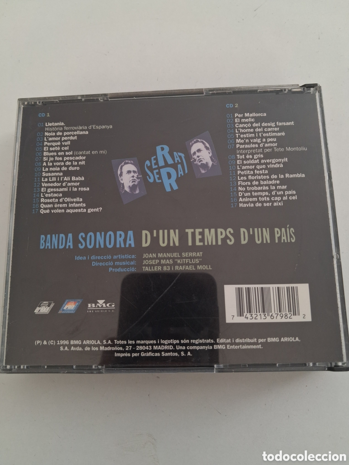CDs de m&uacute;sica: Serrat Dun temps dun pais - Foto 2