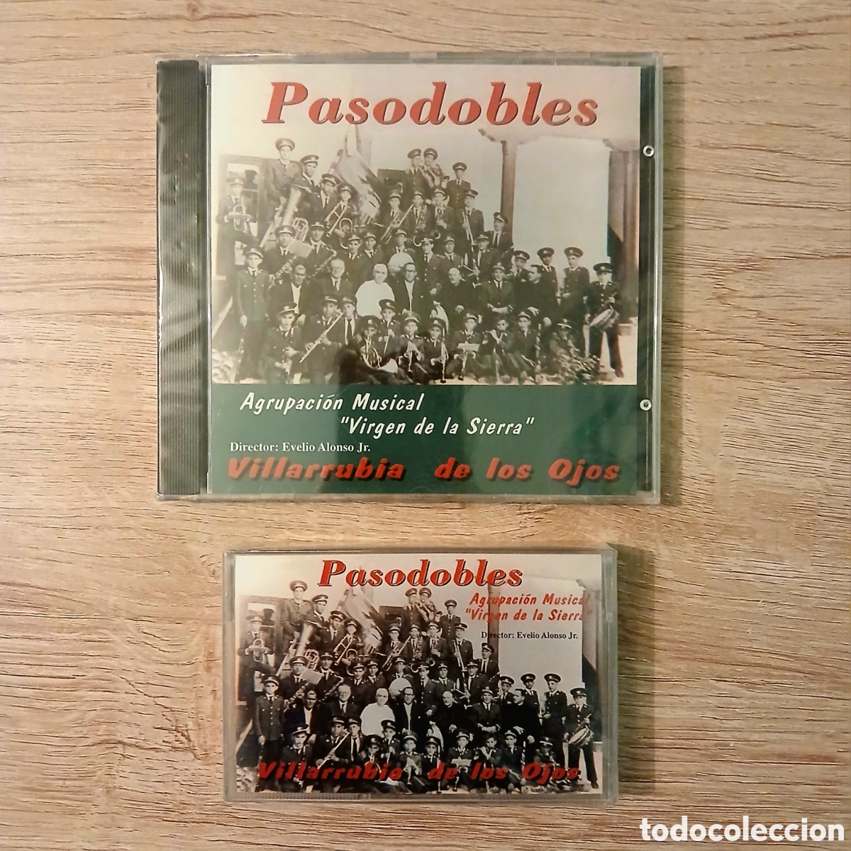 CDs de M&uacute;sica: CD y Casete PASODOBLES (1998) de la Agrupaci&oacute;n Musical &rdquo;Virgen de la Sierra&rdquo;
