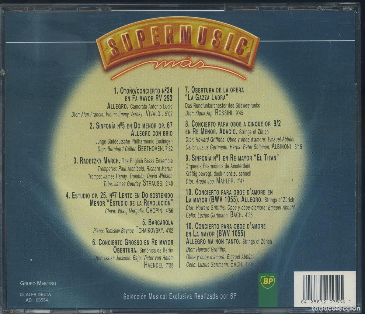 CDs de m&uacute;sica: Supermusic M&aacute;s: Cl&aacute;sicos - Foto 2