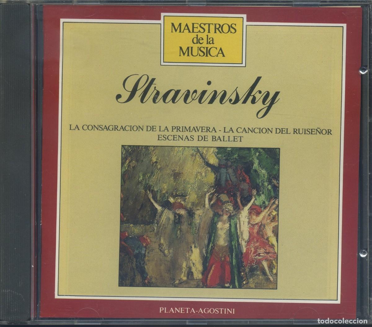 CDs de M&uacute;sica: Maestros de la M&uacute;sica: Igor Stravinsky