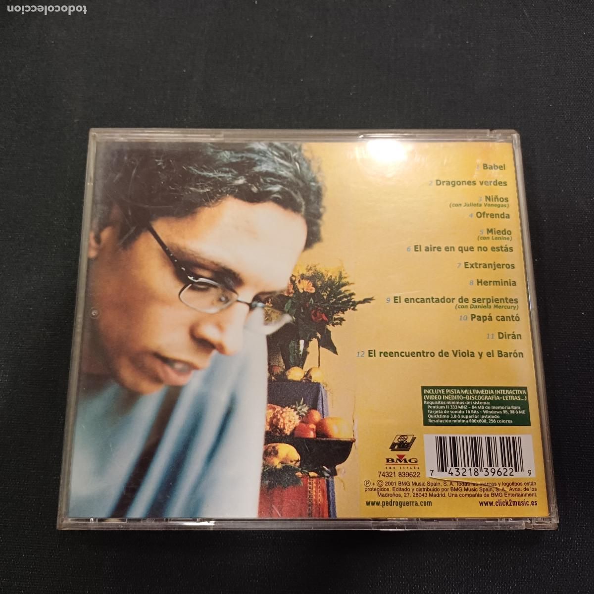 CDs de m&uacute;sica: PEDRO GUERRA/OFRENDA/CD. - Foto 3