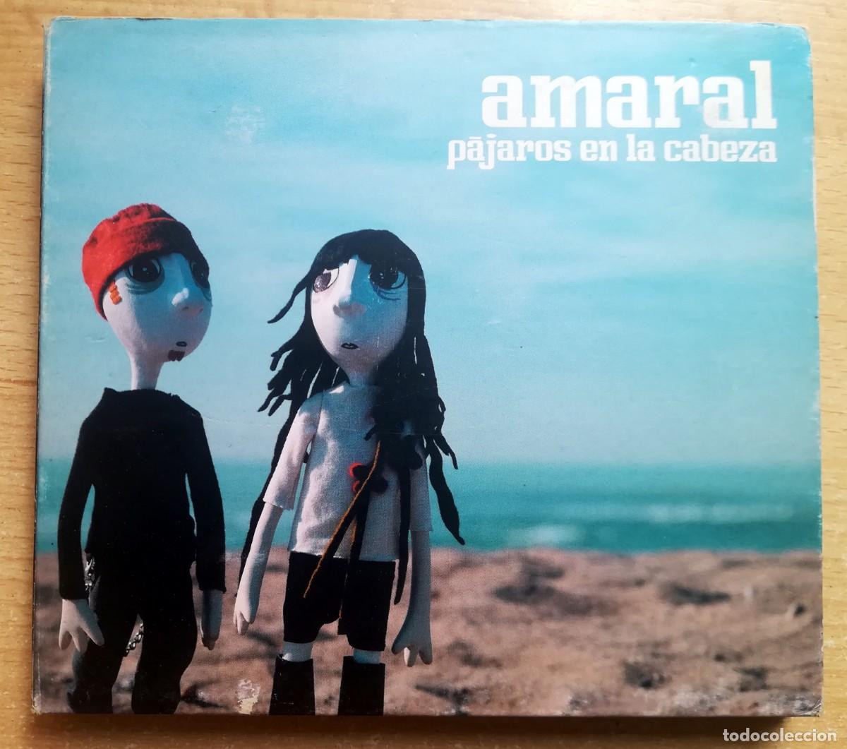 CDs de M&uacute;sica: CD y DVD Amaral - P&aacute;jaros en la cabeza - Caja desplegable - Solo la caja.