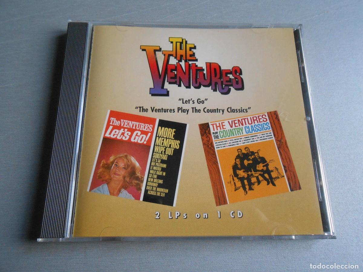 CDs de M&uacute;sica: VENTURES, THE, CD, LET&acute;S GO + 26, A&Ntilde;O 1996, ONE WAY RECORDS 72438, MADE IN U.S.A.
