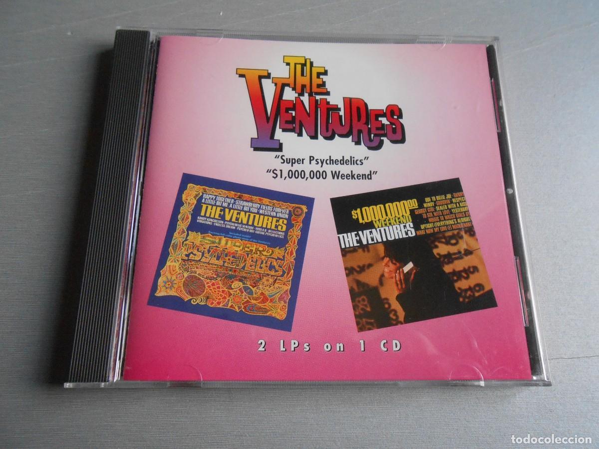 CDs de M&uacute;sica: VENTURES, THE, CD, SUPER PSYCHEDELICS + 26, A&Ntilde;O 1996, ONE WAY RECORDS 72438, MADE IN U.S.A.