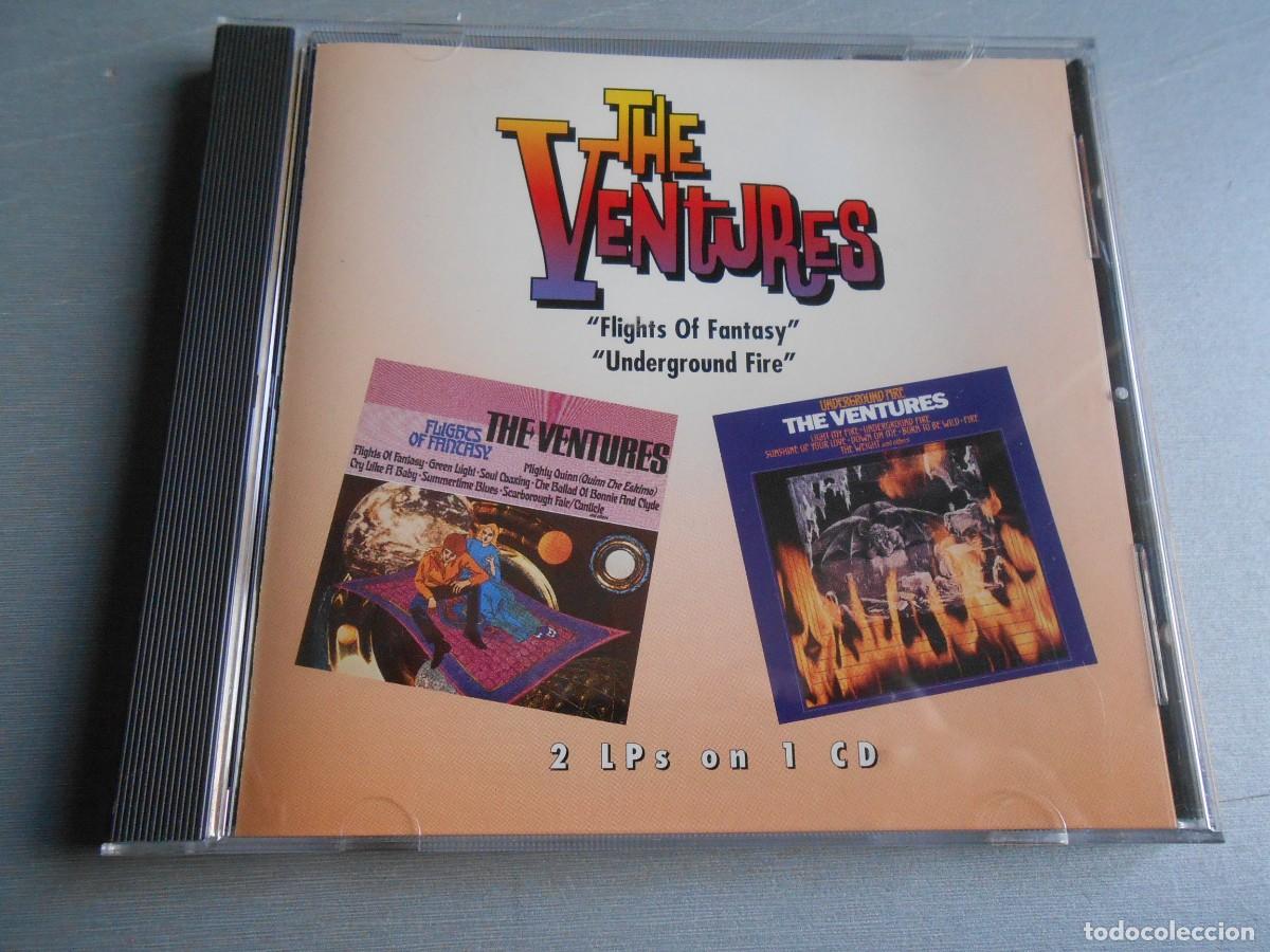 CDs de M&uacute;sica: VENTURES, THE, CD, FLIGHTS OF FANTASY + 26, A&Ntilde;O 1996, ONE WAY RECORDS 72438, MADE IN U.S.A.