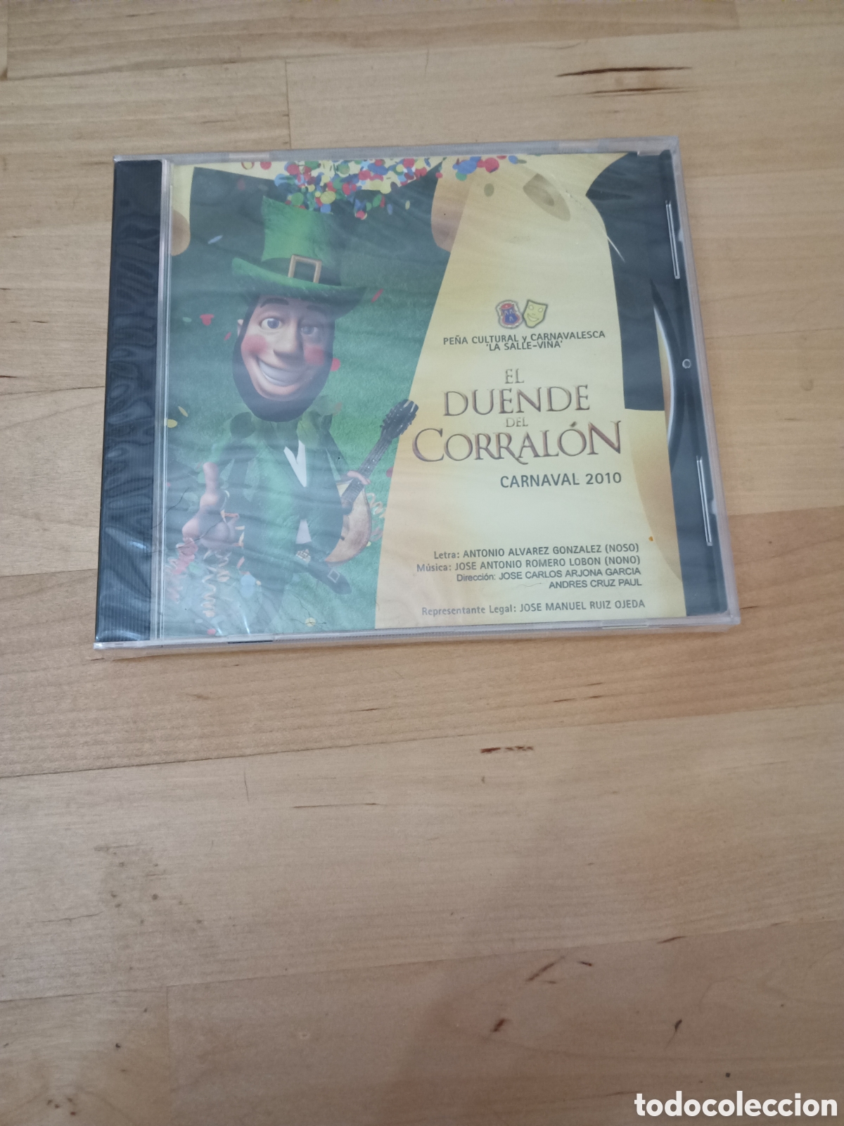 CDs de M&uacute;sica: CORO DE CARNAVAL EL DUENDE DEL CORRAL&Oacute;N - CD PRECINTADO - 2010 - PE&Ntilde;A LA SALLE VI&Ntilde;A