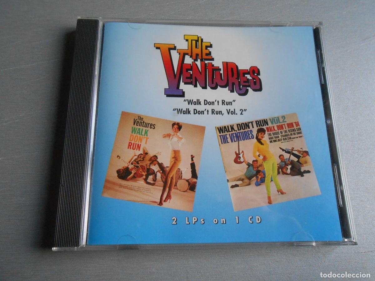 CDs de M&uacute;sica: VENTURES, THE, CD, WALK DON&acute;T RUN + 26, A&Ntilde;O 1996, ONE WAY RECORDS 72438, MADE IN U.S.A.