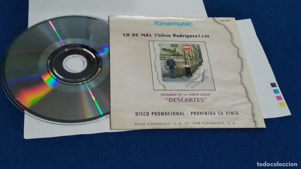CDs de M&uacute;sica: SILVIO RODR&Iacute;GUEZ DOM&Iacute;NGUEZ / LO DE M&Aacute;S (CD SINGLE CART&Oacute;N 1998 PROMO FONOMUSIC
