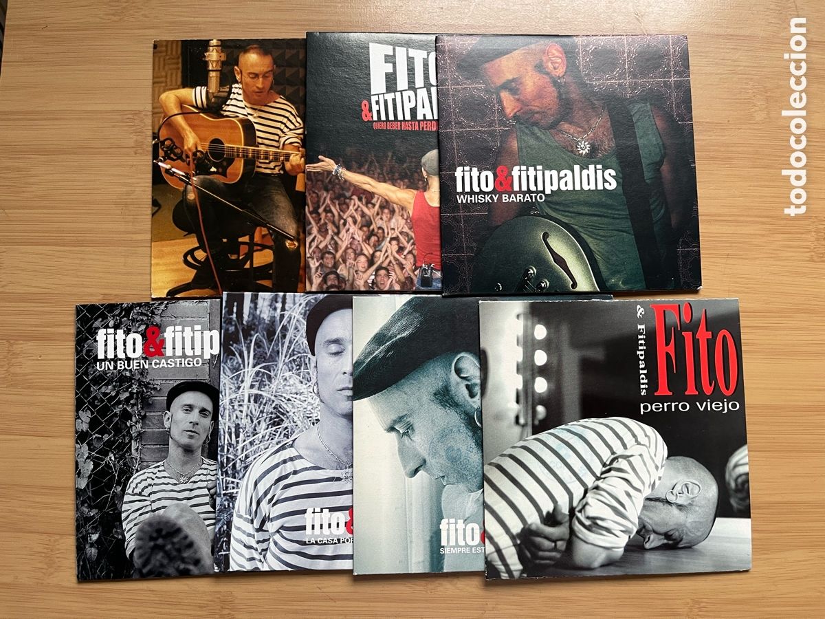 CDs de M&uacute;sica: FITO & FITIPALDIS. Un buen castigo. La casa por el tejado. Perro viejo. Siempre.....(7 cd singles.)