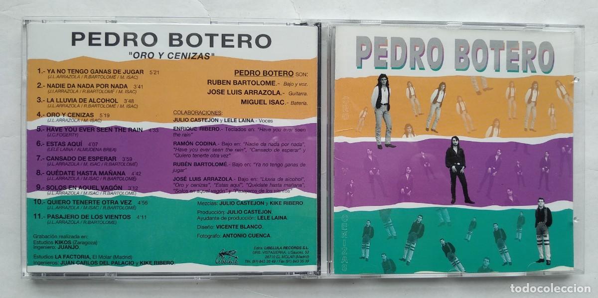 CDs de M&uacute;sica: PEDRO BOTERO. ORO Y CENIZAS. CD.