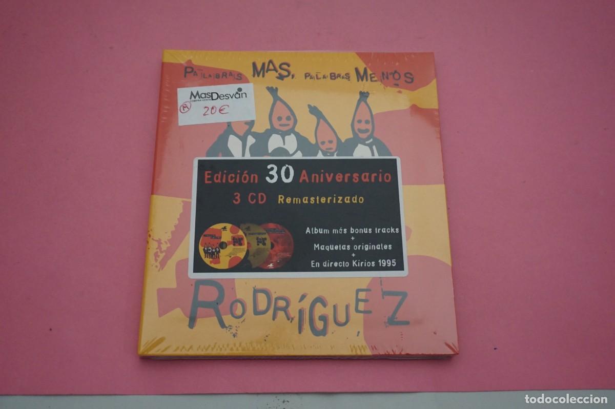 CDs de M&uacute;sica: TRIPLE CD - LOS RODRIGUEZ - PALABLAS MAS PALABRAS MENOS - EDICION 30 ANIVERSARIO - ESTA PRECINTADO