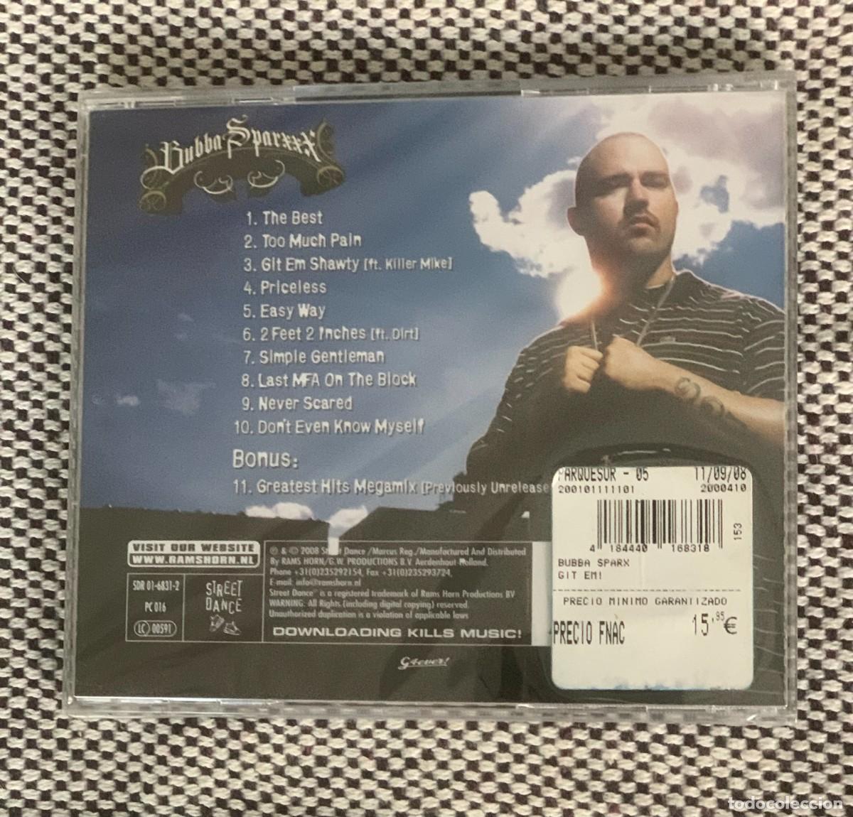 CDs de m&uacute;sica: Bubba Sparxxx &ndash; Git Em! - NUEVO Y PRECINTADO - Foto 2