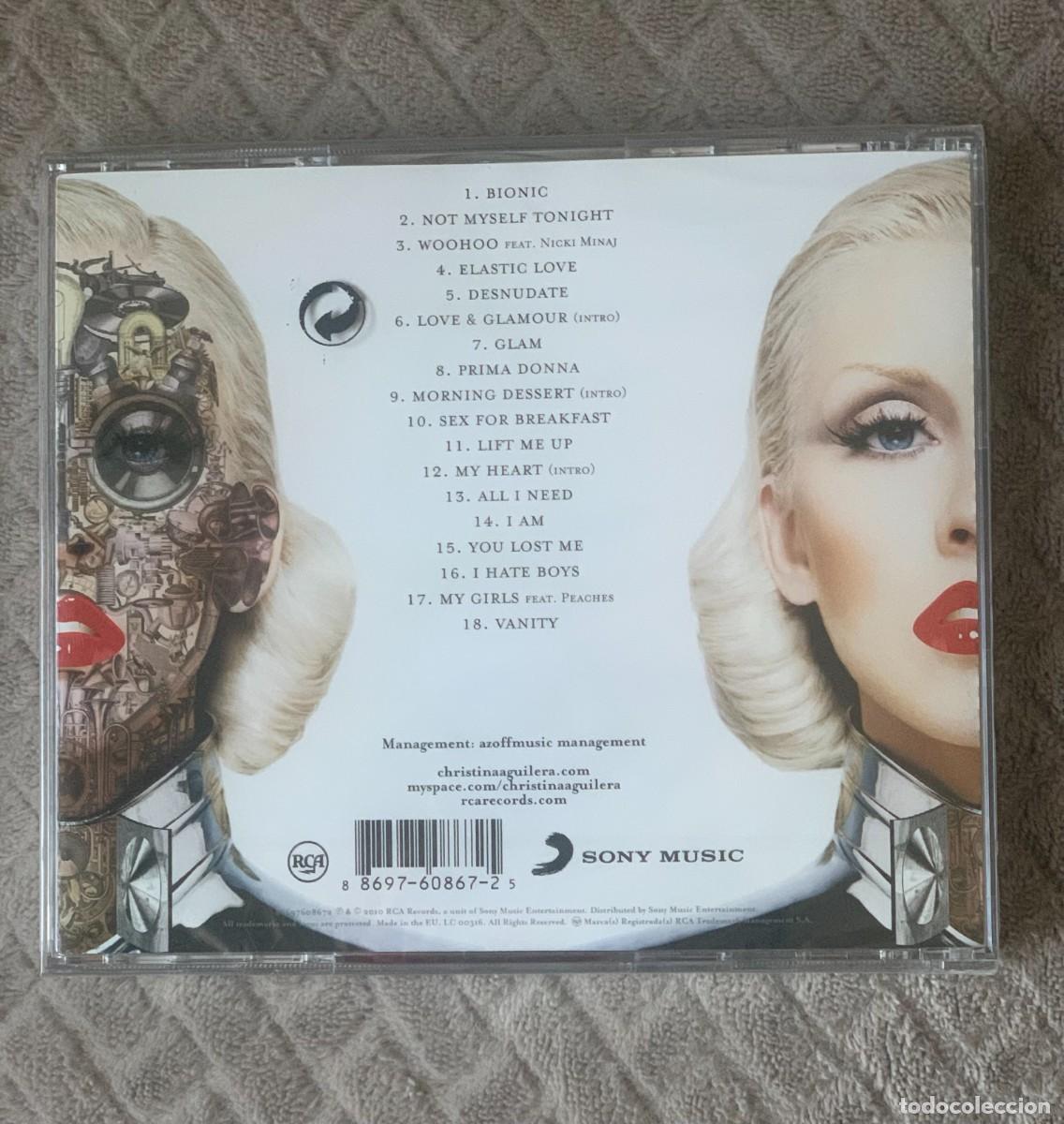 CDs de m&uacute;sica: Christina Aguilera &ndash; Bionic - NUEVO Y PRECINTADO - Foto 2
