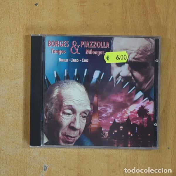 CDs de M&uacute;sica: BORGES & PIAZZOLLA - TANGOS & MILONGAS - CD