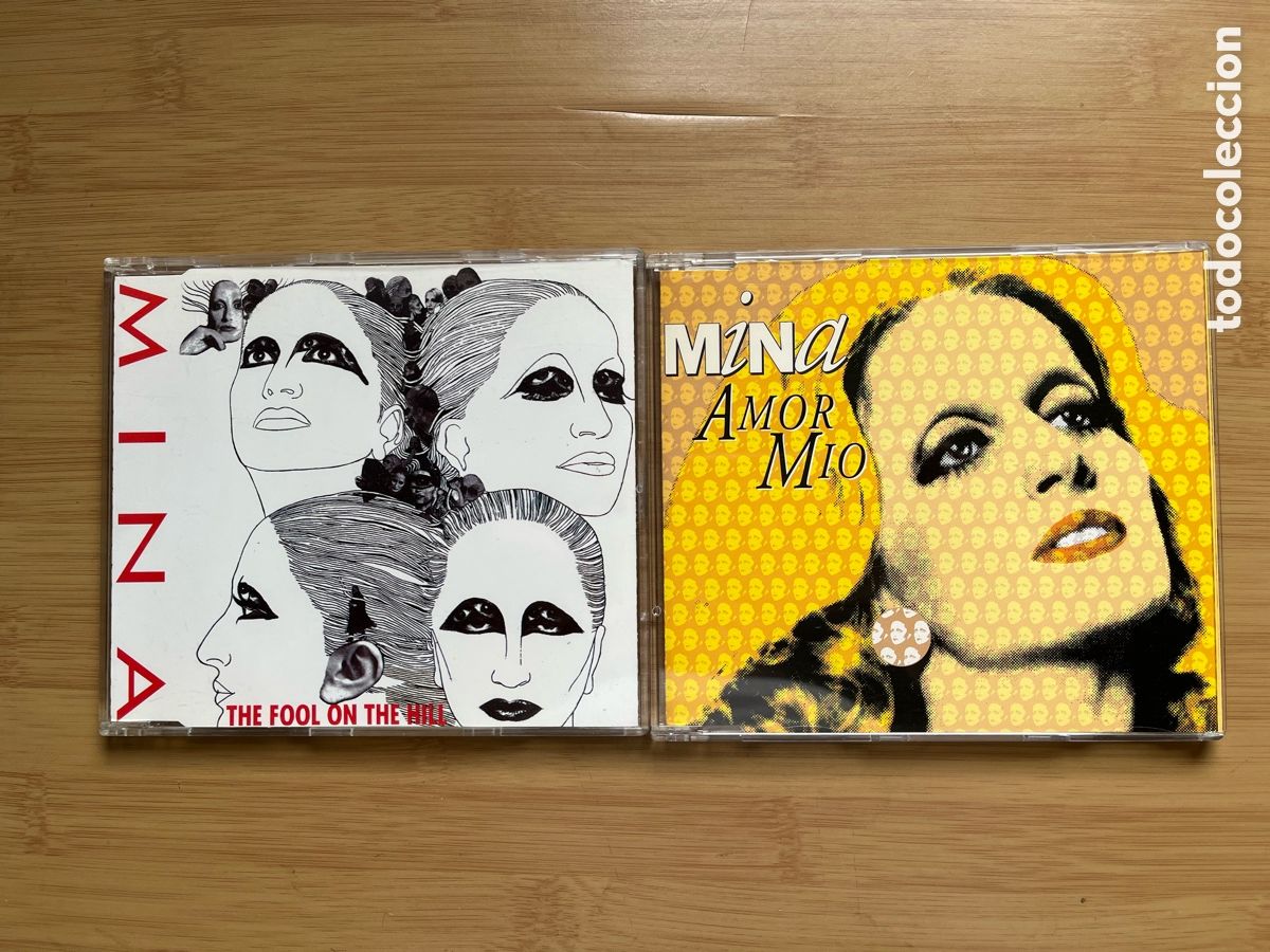CDs de M&uacute;sica: MINA. Amor mio. The fool on the hill. (2 cds single)