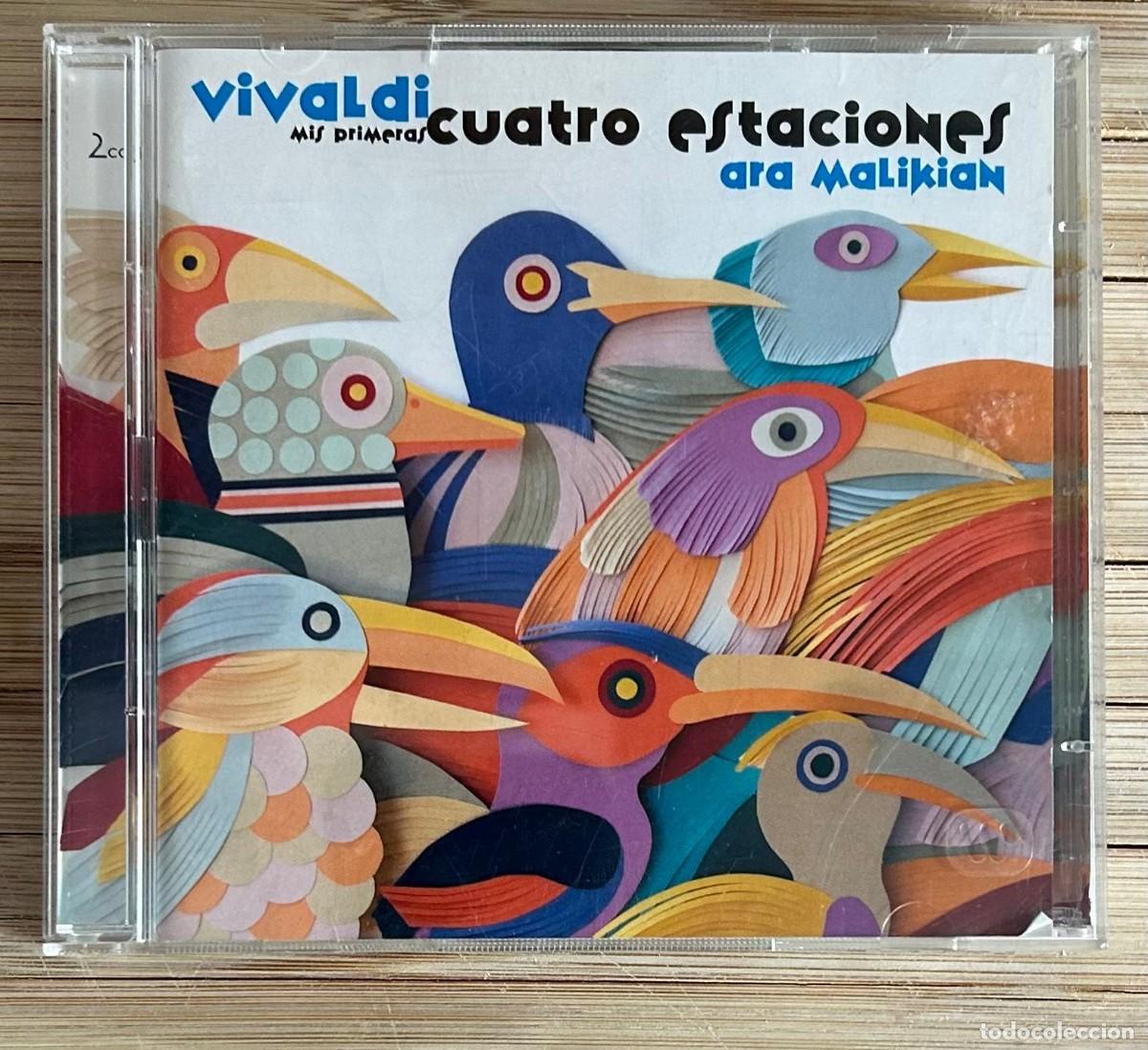 CDs de M&uacute;sica: ARA MALIKIAN - MIS PRIMERAS CUATRO ESTACIONES - VIVALDI - DOBLE CD