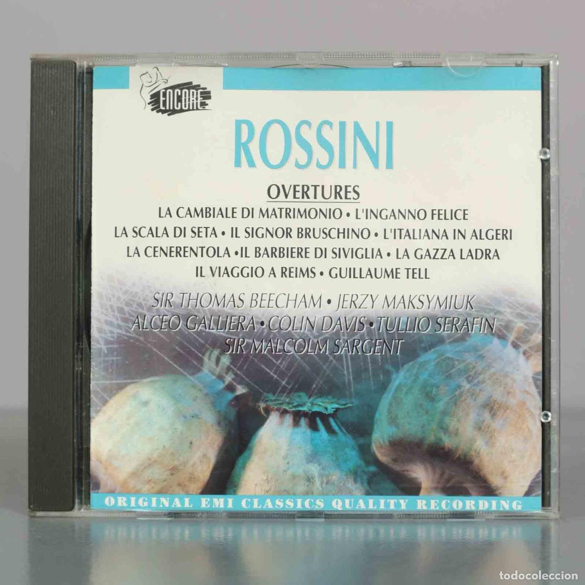 CD de M&uacute;sica: CD. Rossini: Overtures - Beecham, Maksymiuk, Galliera, Davis, Serafin, Sargent