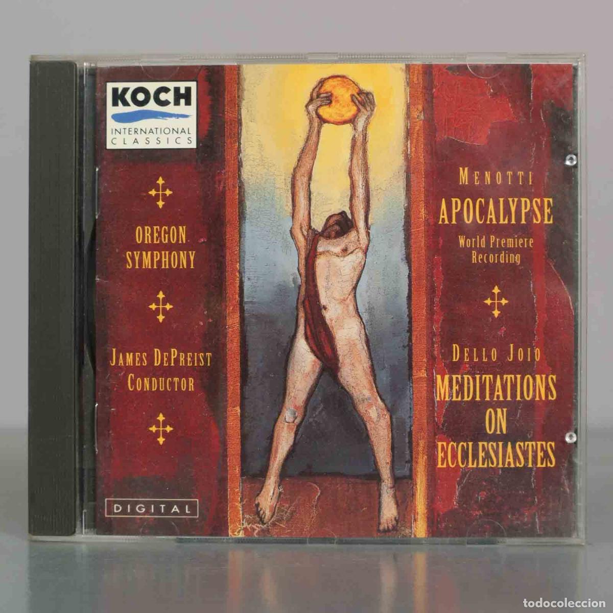 CD de M&uacute;sica: CD. Menotti Apocalypse, Dello Joio Meditations on Ecclesiastes - James DePreist, Oregon Symphony