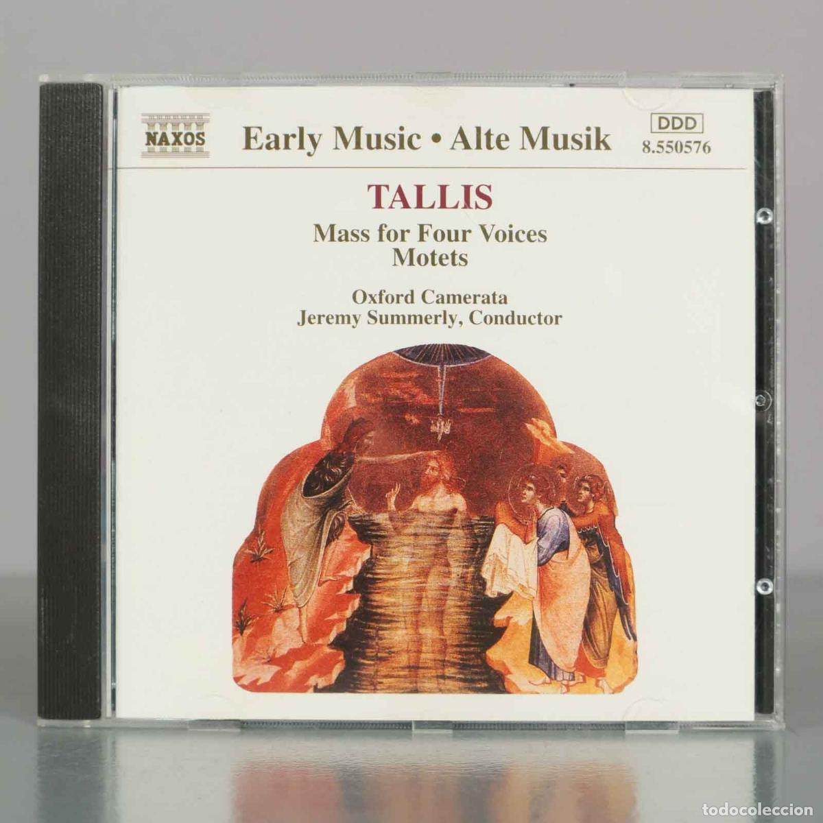 CDs de M&uacute;sica: CD. Thomas Tallis - Mass for Four Voices, Motets - Oxford Camerata, Jeremy Summerly