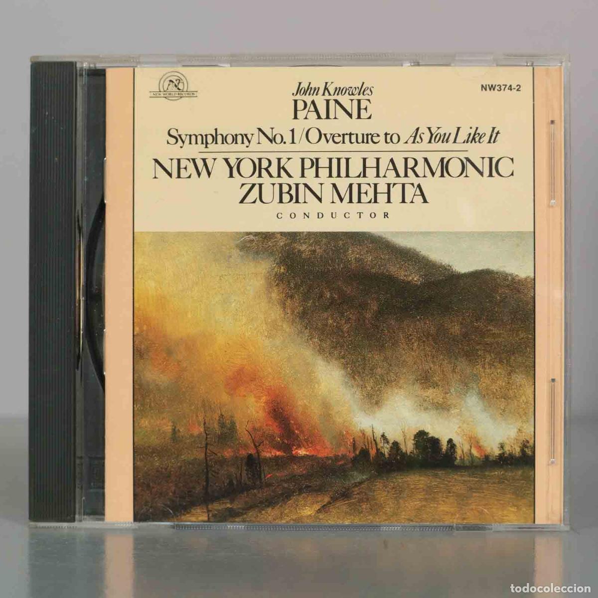 CDs de M&uacute;sica: CD. John Knowles Paine - Symphony No. 1 / Overture to As You Like It - New York Philharmonic, mehta