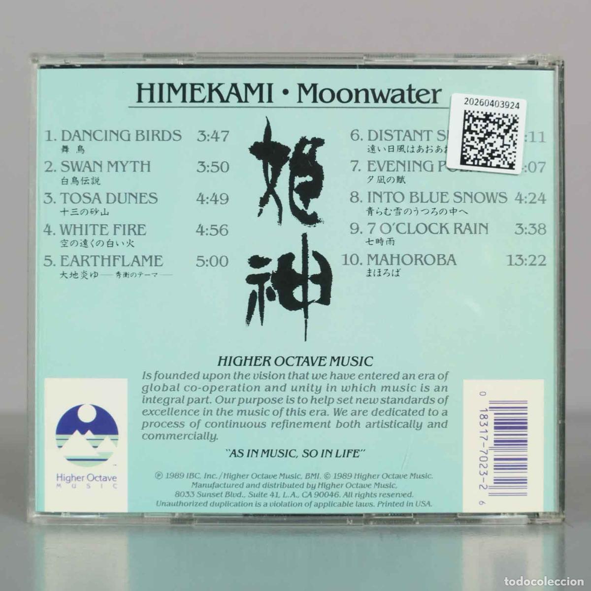 CDs de m&uacute;sica: CD. Moonwater - Himekami - Foto 2