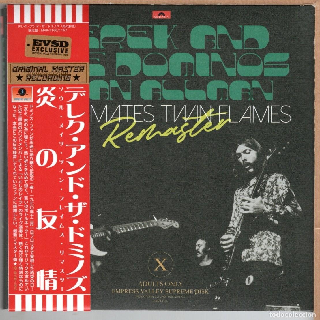 CDs de M&uacute;sica: DEREK AND THE DOMINOS - SOUL MATES TWIN FLAMES REMASTER - 2CD EMPRESS VALLEY GATEFOLD OBI