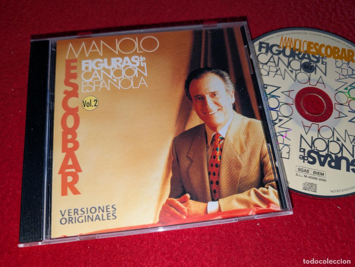 CDs de M&uacute;sica: MANOLO ESCOBAR Figuras de la cancion espa&ntilde;ola Vol.2 CD 2000