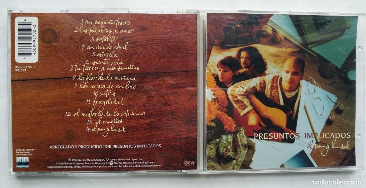 CDs de m&uacute;sica: PRESUNTOS IMPLICADOS. EL PAN Y LA SAL. CD. - Foto 1