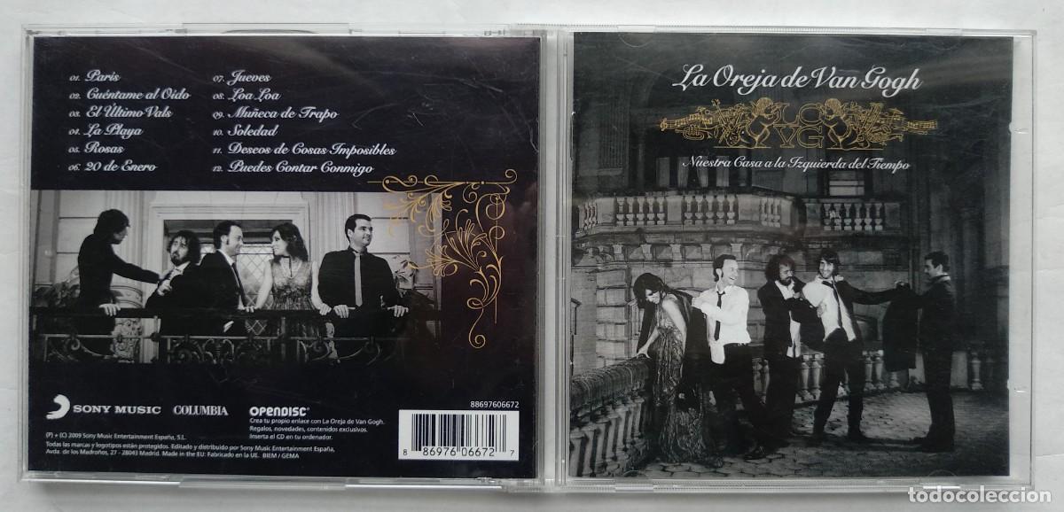 CDs de Musique: LA OREJA DE VAN GOGH. NUESTRA CASA A LA IZQUIERDA DEL TIEMPO. CD.