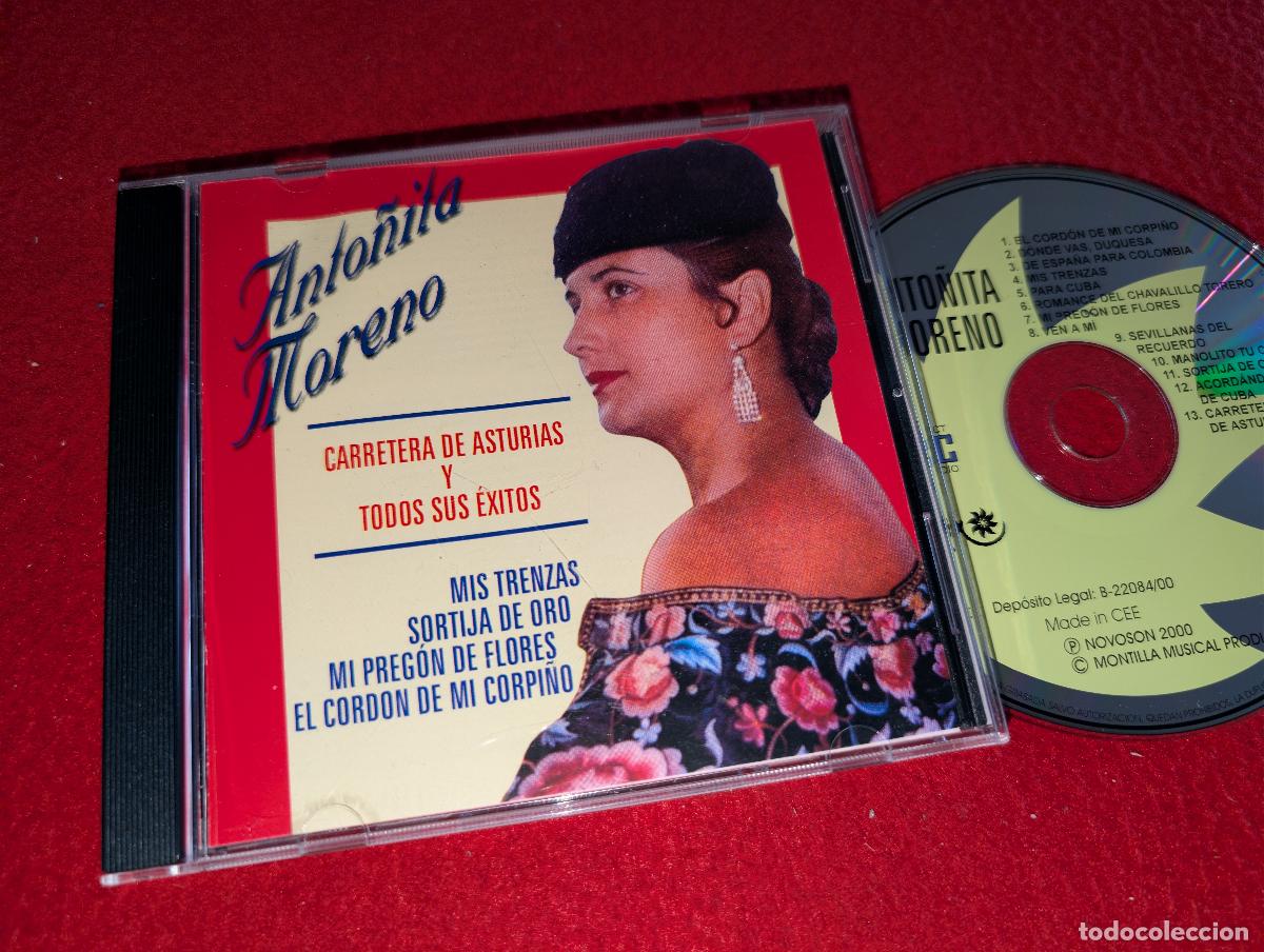 CDs de M&uacute;sica: ANTO&Ntilde;ITA MORENO Carretera de Asturias y todos sus exitos CD 2000 Helix