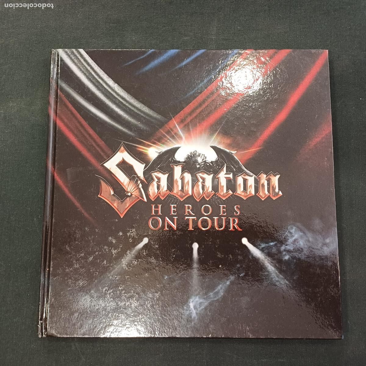 CDs de M&uacute;sica: SABATON/HEROES ON TOUR/EARBOOK CD+DVD 2 DISCOS+2 DISCOS BLU RAY DISCOS/METAL.
