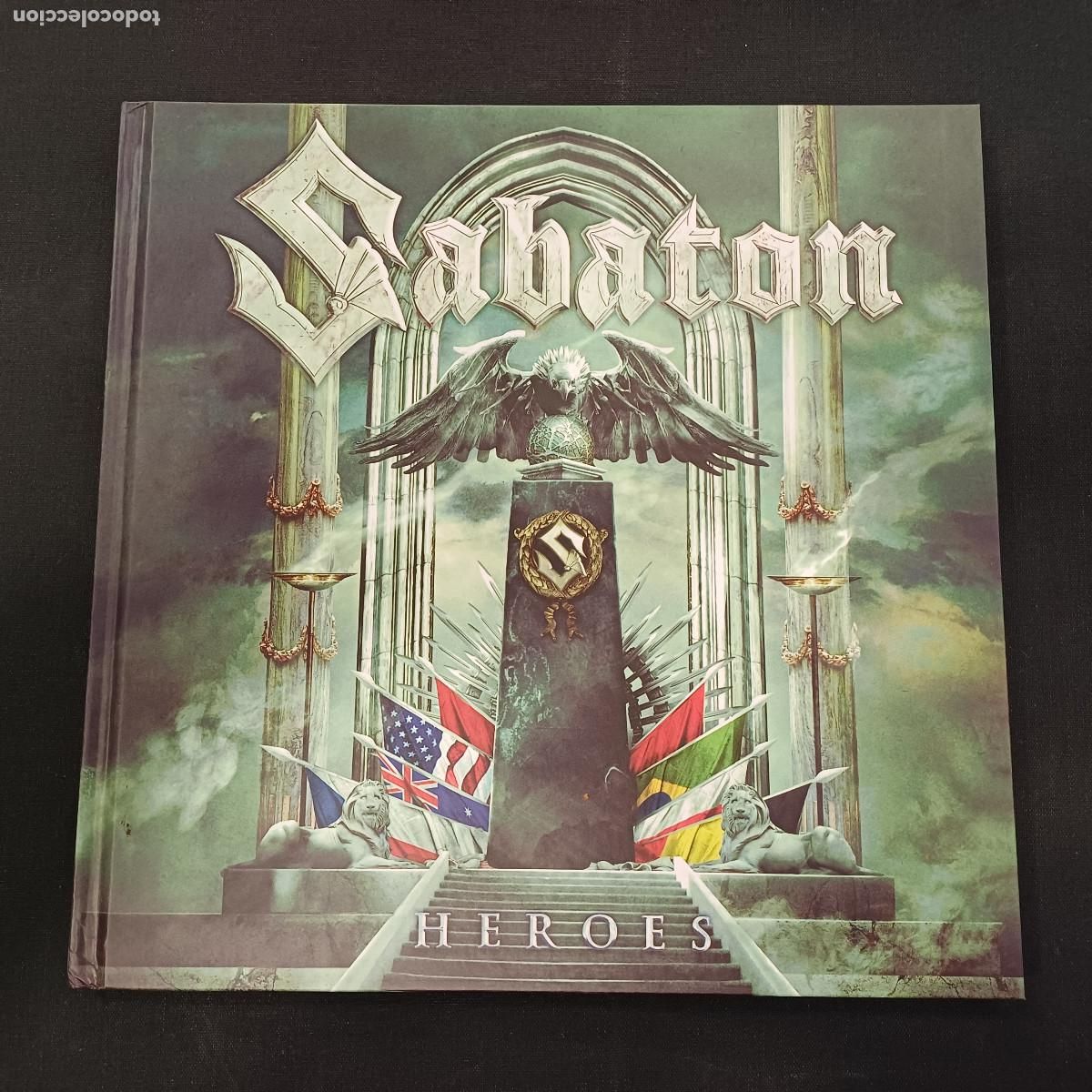 CDs de M&uacute;sica: SABATON/HEROES/EARBOOK CD+DVD 2 DISCOS+2 DISCOS BLU RAY DISCOS/METAL.