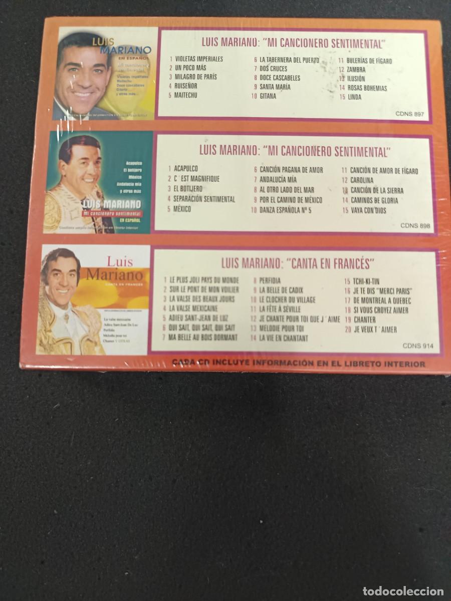 CDs de m&uacute;sica: 3 CD SET. LUIS MARIANO. 50 &Eacute;XITOS - Foto 2