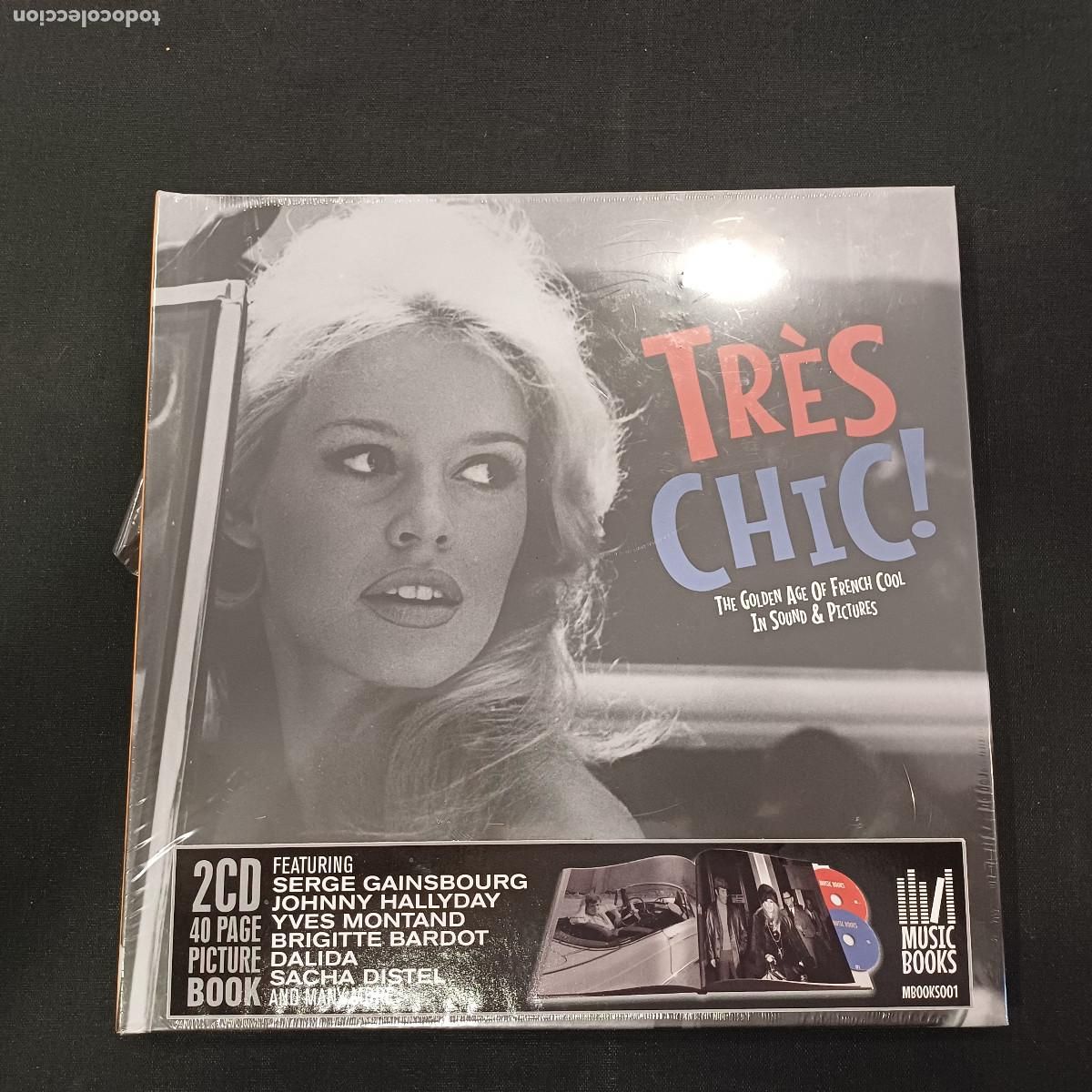 CDs de M&uacute;sica: TRES CHIC/THE GOLDEN AGE FRENCH COOL IN SOUND & PICTURES/CD 2 DISCOS/PRECINTADO&iexcl;&iexcl;&iexcl;