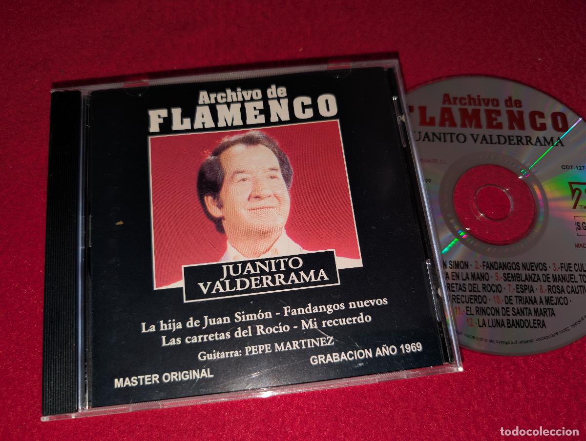 CDs de M&uacute;sica: JUANITO VALDERRAMA Archivo de Flamenco CD 1999 Temple