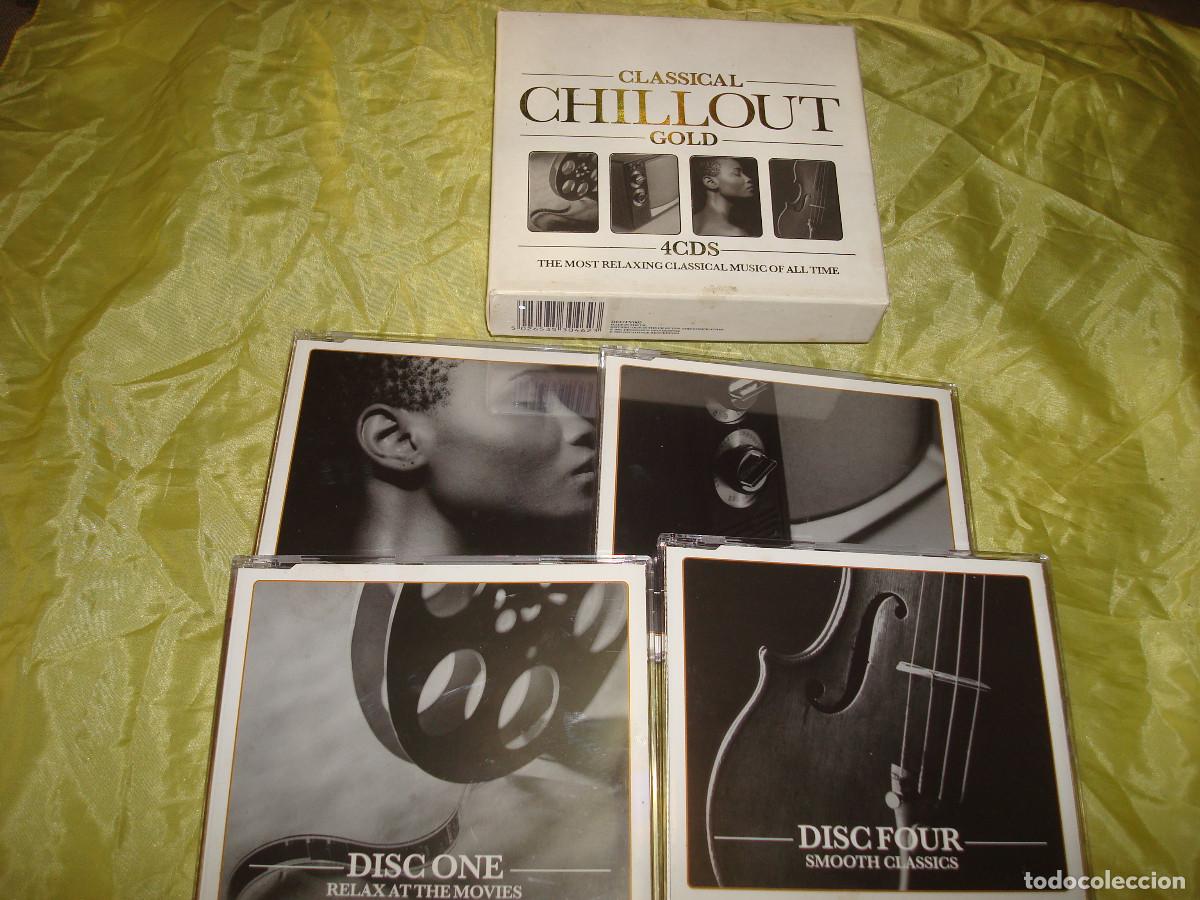 CDs de M&uacute;sica: CLASSICAL CHILLOUT GOLD. THE MOST RELAXING CLASSICAL MUSIC. CAJA CON 4 CD&acute;S. IMPECABLE(#)