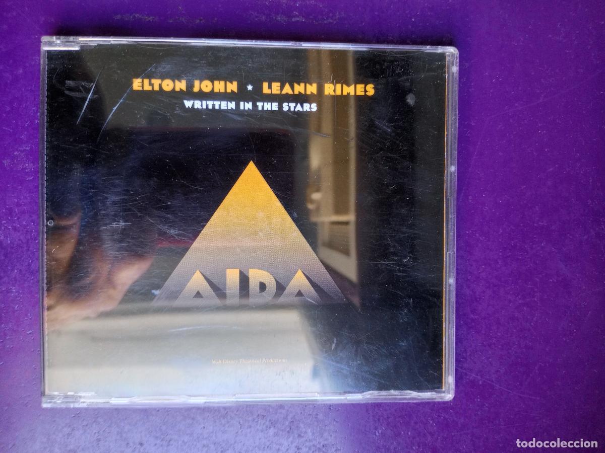 CDs de M&uacute;sica: Elton John & LeAnn Rimes &ndash; Written In The Stars - CD Sg ROCKET RECORD 1999 PROMO 1 TEMA