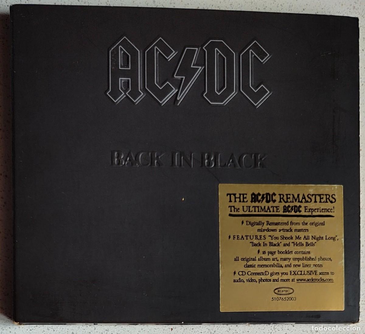 CDs de M&uacute;sica: AC-DC - BACK IN BLACK (CD DIGIPACK) 2003 - 10 TEMAS