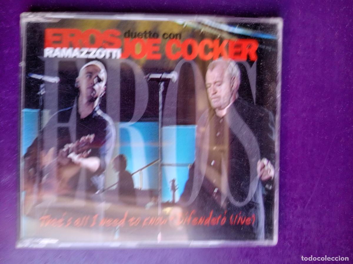 CDs de M&uacute;sica: Eros Ramazzotti Duetto Con Joe Cocker &ndash; That's All I Need To - CD Sg BMG 1998, 1 TEMA, PROMO SIN USO