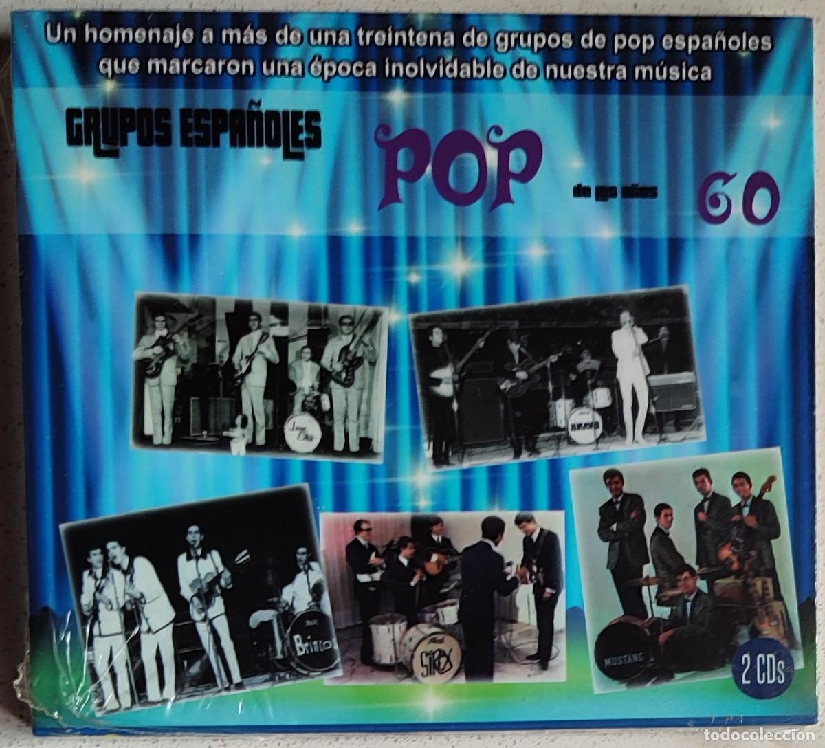 CDs de M&uacute;sica: VARIOS -GRUPOS ESPA&Ntilde;OLES POP DE LOS A&Ntilde;OS 60 (2CD) 2015 -40 TEMAS - LONE STAR, LOS BUITRES, CHEYENES