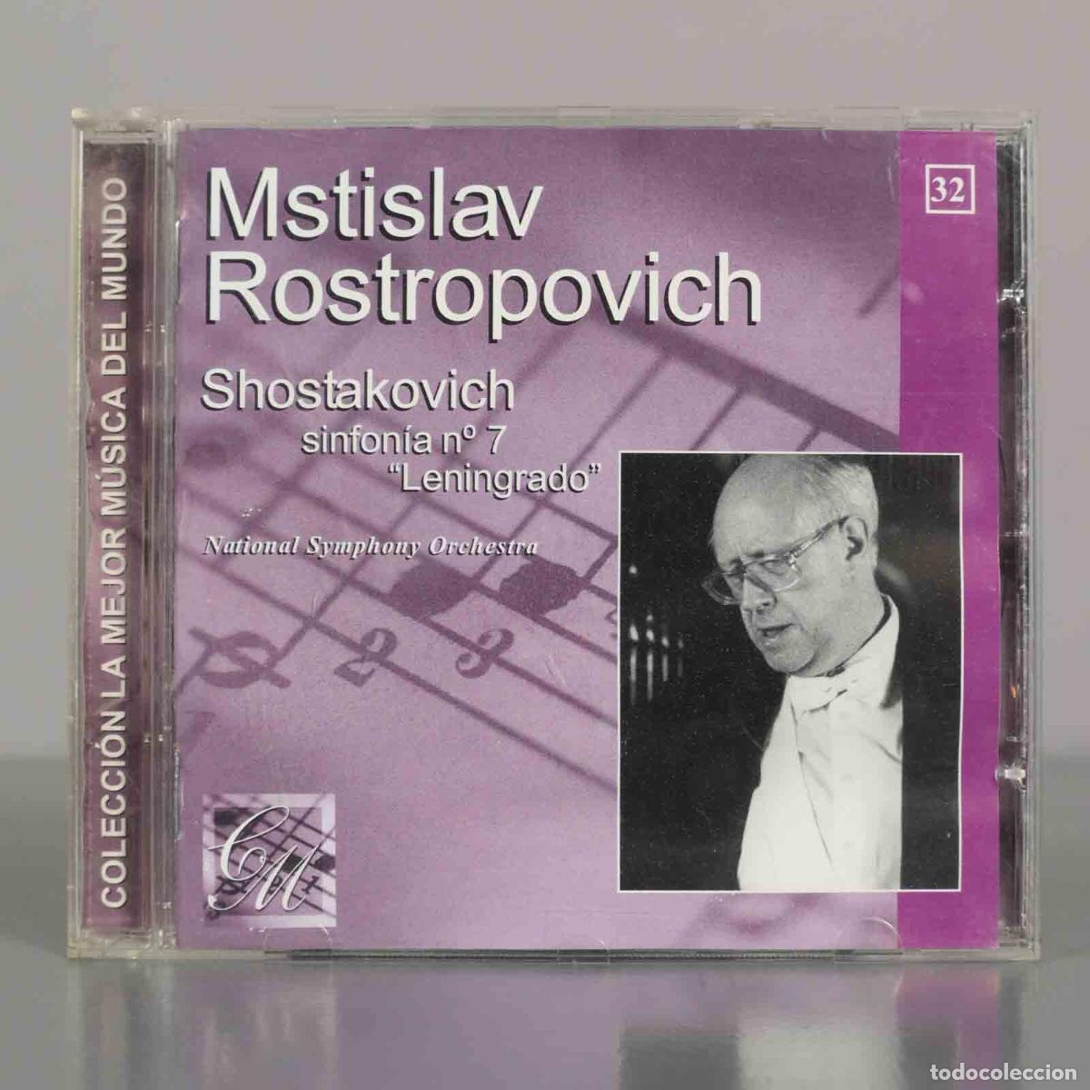 CDs de M&uacute;sica: CD. Shostakovich: Sinfon&iacute;a n&ordm; 7 Leningrado - Mstislav Rostropovich, National Symphony Orchestra - C