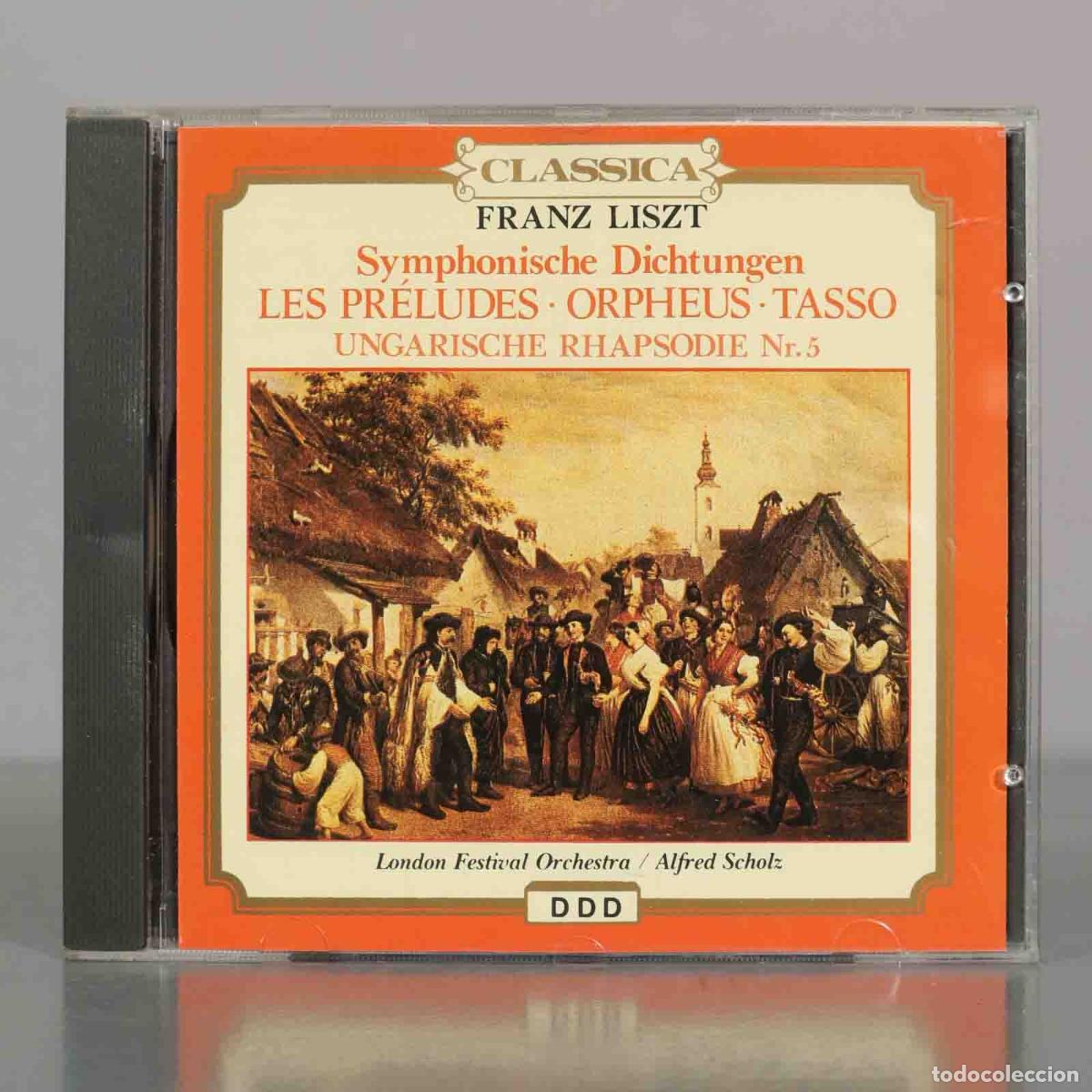 CDs de M&uacute;sica: CD. Franz Liszt - Symphonische Dichtungen - Les Pr&eacute;ludes, Orpheus, Tasso, Ungarische Rhapsodie Nr.