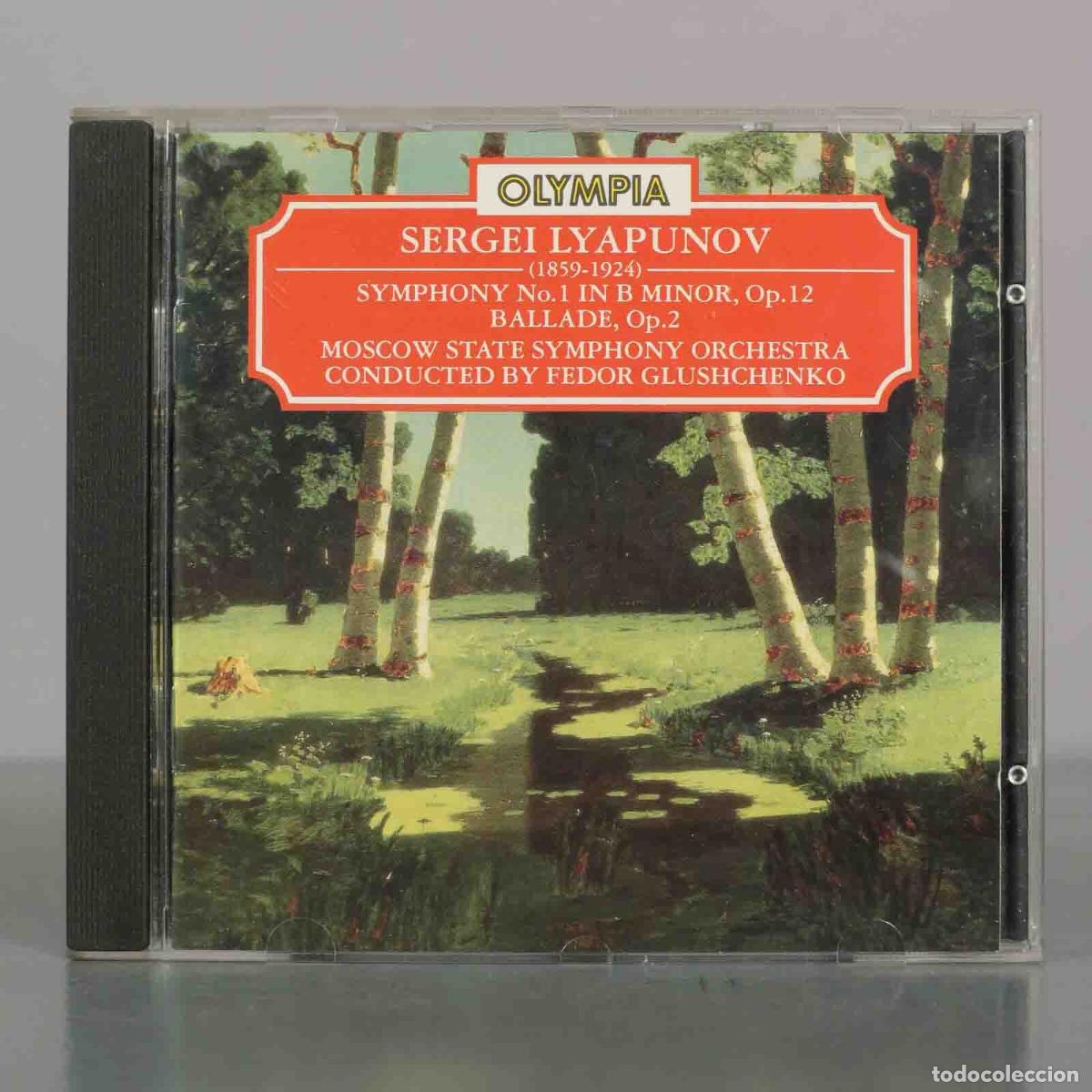 CDs de M&uacute;sica: CD. Symphony No. 1 in B minor, Op. 12, Ballade, Op. 2 - Sergei Lyapunov - Glushchenko