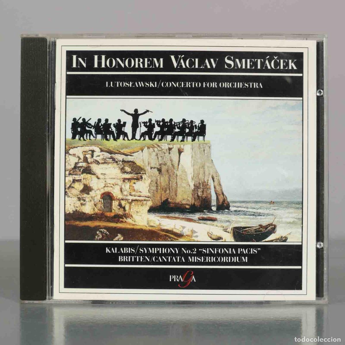 CDs de M&uacute;sica: CD. In Honorem V&aacute;clav Smet&aacute;ček - Lutosławski, Kalabis, Britten - V&aacute;clav Smet&aacute;ček