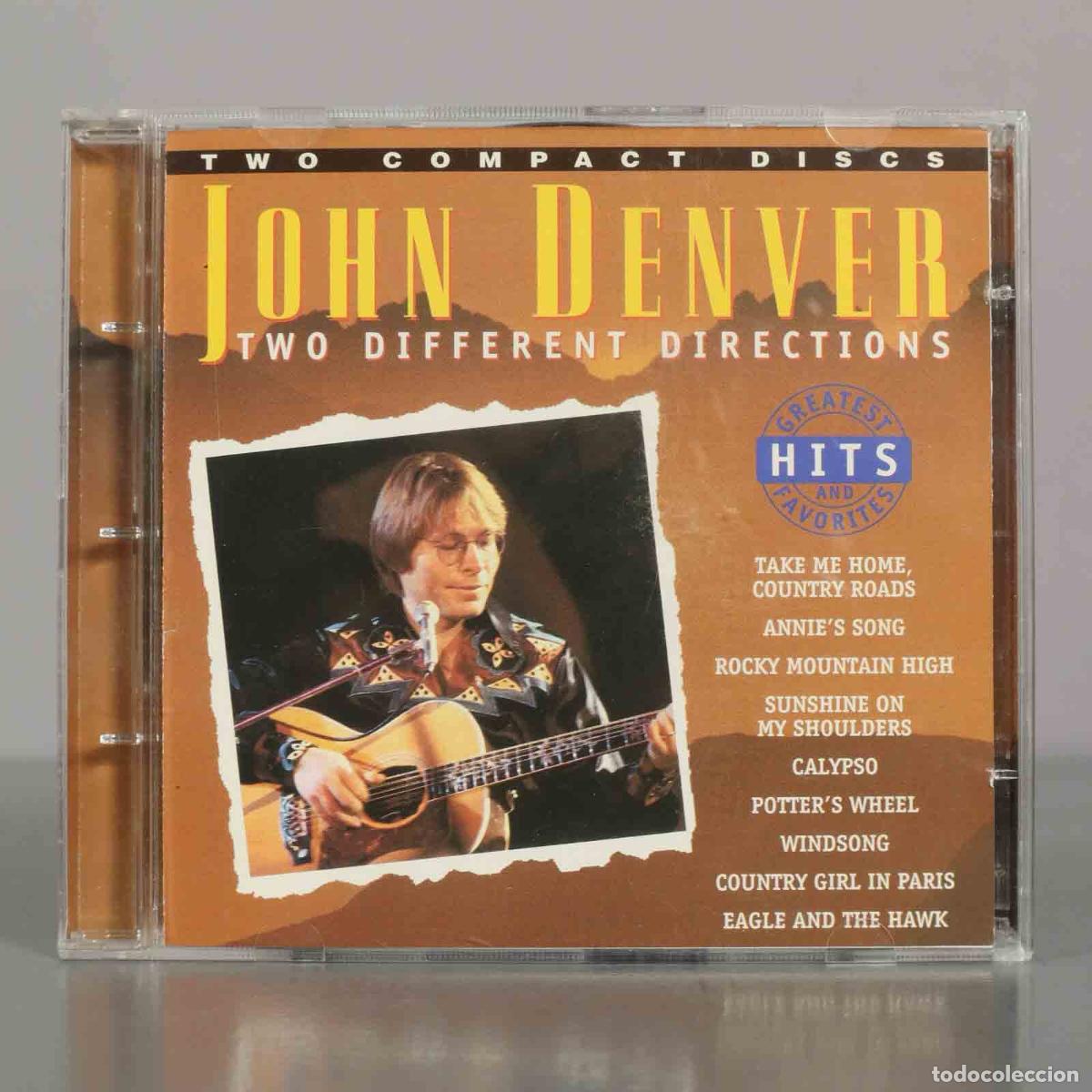 CDs de M&uacute;sica: CD. Two Different Directions (Greatest Hits and Favorites) - John Denver