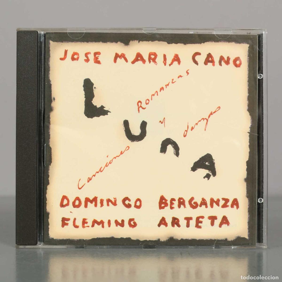 CDs de M&uacute;sica: CD. Luna - Romanzas, Canciones Y Danzas - Jos&eacute; Mar&iacute;a Cano, Pl&aacute;cido Domingo, Teresa Berganza, Ren&eacute;e